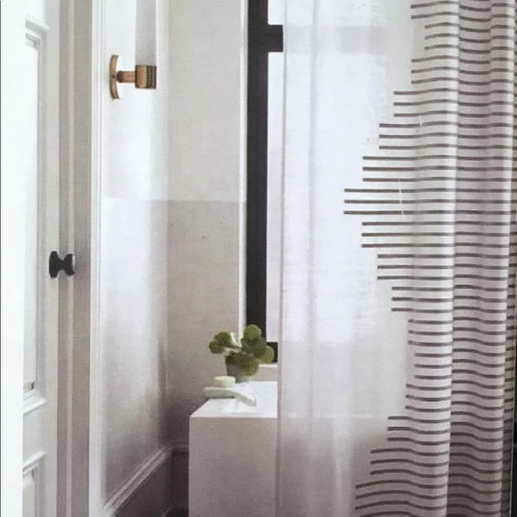 Project 62 Bath Copy Nwt Elegant 0 Cotton Shower Curtain Fringe